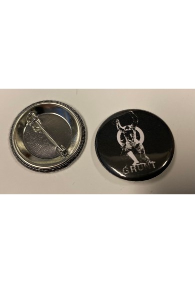 GRUNT "man without heart" pin button